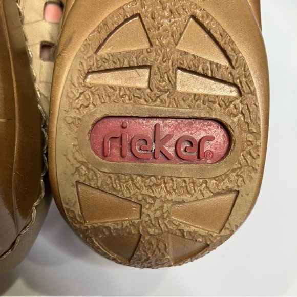 Rieker Doris 75 cut out shoes tan size 40 - Picture 7 of 8